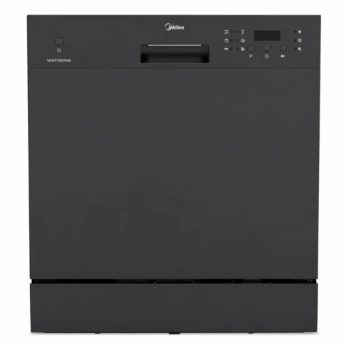 Midea 8 Place Setting Table Top Dishwasher MDWTT0802D B – Compact 6 Program, 8L Water, 70°C High Temp Wash for Indian Kitchens Midea 8 Place Setting Table Top Dishwasher MDWTT0802D B – Compact 6 Program, 8L Water, 70°C High Temp Wash for Indian Kitchens