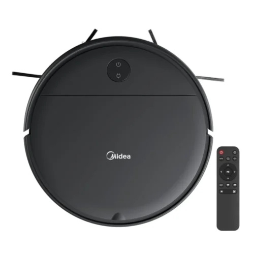 Midea I2A MI2AINBK Robotic Vacuum Cleaner with Wet & Dry Mopping, 1200Pa Suction & Auto Charging