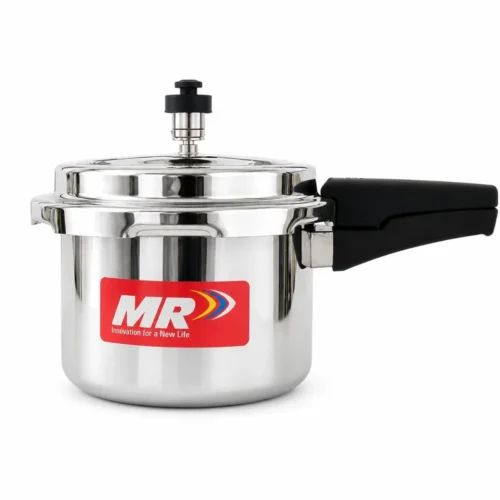 MR Aluminium Pressure Cooker 3 Litre – Durable Inner Lid Gas Stove Cooker for Fast Cooking