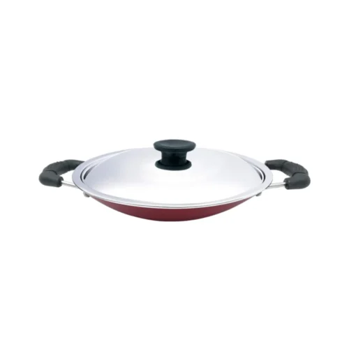 MR LIGHT Non Stick Appachatty 20cm with Stainless Steel Lid 3mm Thick Base Cookware MR LIGHT Non Stick Appachatty 20cm with Stainless Steel Lid 3mm Thick Base Cookware