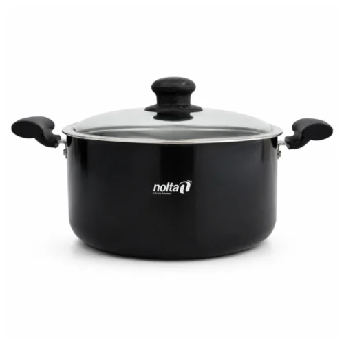Nolta Hamara Biriyani Pot 24CM 5L with SS Lid | Non Stick Aluminium Pot Nolta Hamara Biriyani Pot 24CM 5L with SS Lid | Non Stick Aluminium Pot