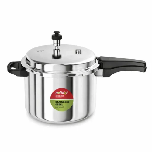 Nolta Hamara Delight 2 Litre Stainless Steel Pressure Cooker | Induction & Gas Compatible Cooker Nolta Hamara Delight 2 Litre Stainless Steel Pressure Cooker | Induction & Gas Compatible Cooker