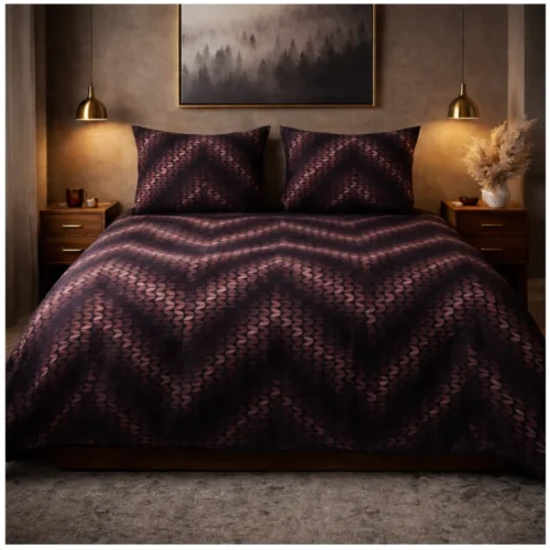 Palmero Italy Queen Size Bedsheet 228x254 cm with 2 Pillow Covers | Soft Wrinkle Resistant Premium Fabric