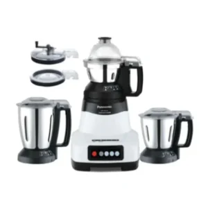 Panasonic MX-AE375 750W Mixer Grinder White | Heavy Duty Kitchen Mixie with 3 Stainless Steel Jars, Copper Motor, Safety Lock & Overload Protection Panasonic MX-AE375 750W Mixer Grinder White | Heavy Duty Kitchen Mixie with 3 Stainless Steel Jars, Copper Motor, Safety Lock & Overload Protection