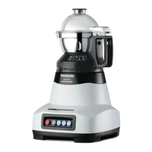 Panasonic MX-AE375 750W Mixer Grinder White | Heavy Duty Kitchen Mixie with 3 Stainless Steel Jars, Copper Motor, Safety Lock & Overload Protection