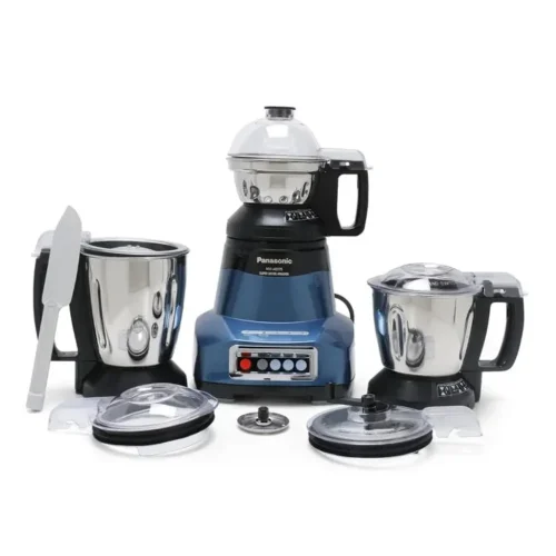Panasonic Monster MX-AE375BLU 750W Mixer Grinder with 3 Jars | Heavy Duty Kitchen Mixie with 9-in-1 Functionality Panasonic Monster MX-AE375BLU 750W Mixer Grinder with 3 Jars | Heavy Duty Kitchen Mixie with 9-in-1 Functionality