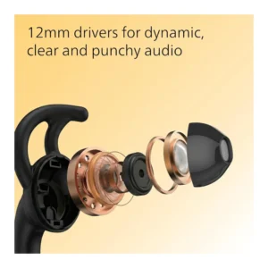 Philips TAA1009 AMJ In-Ear Sports Wired Earphones with Mic | 12mm Bass Drivers & IPX4 Sweat Resistant Philips TAA1009 AMJ In-Ear Sports Wired Earphones with Mic | 12mm Bass Drivers & IPX4 Sweat Resistant