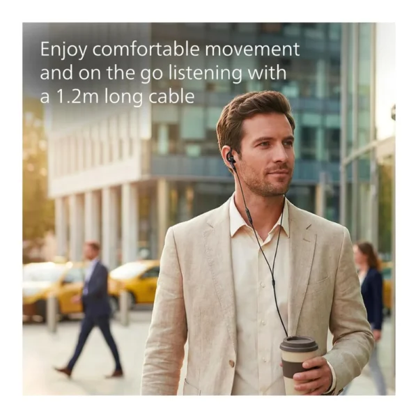 Philips TAA1009 AMJ In-Ear Sports Wired Earphones with Mic | 12mm Bass Drivers & IPX4 Sweat Resistant Philips TAA1009 AMJ In-Ear Sports Wired Earphones with Mic | 12mm Bass Drivers & IPX4 Sweat Resistant