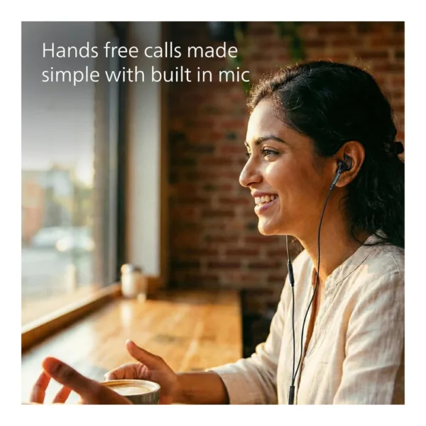 Philips TAA1009 AMJ In-Ear Sports Wired Earphones with Mic | 12mm Bass Drivers & IPX4 Sweat Resistant Philips TAA1009 AMJ In-Ear Sports Wired Earphones with Mic | 12mm Bass Drivers & IPX4 Sweat Resistant