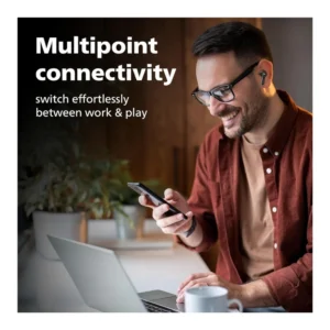 Philips TWS TAT1150BK/94 Wireless Earbuds with ANC, 55 Hours Playtime & 13mm Drivers Philips TWS TAT1150BK/94 Wireless Earbuds with ANC, 55 Hours Playtime & 13mm Drivers