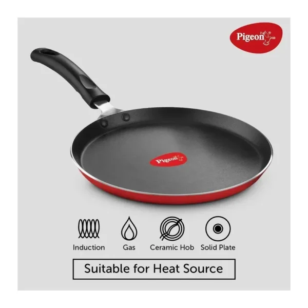 Pigeon Storm Tawa 280mm IB 14038 Induction Base Non-Stick Aluminium Tawa Pigeon Storm Tawa 280mm IB 14038 Induction Base Non-Stick Aluminium Tawa