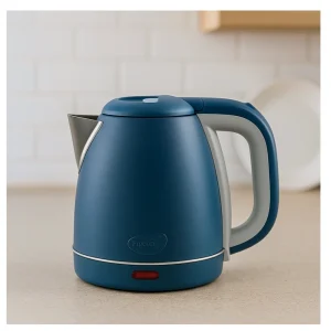 Pigeon Tesla 1.5 Litre 1300W Electric Kettle (Model 19004736) – Fast Heating Hot Water Kettle with Flip Lid, Stainless Steel Body, Blue Finish Pigeon Tesla 1.5 Litre 1300W Electric Kettle (Model 19004736) – Fast Heating Hot Water Kettle with Flip Lid, Stainless Steel Body, Blue Finish