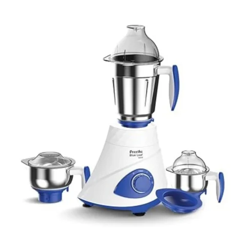 Preethi Blue Leaf Gold 5.0 MG279 750W Mixer Grinder with 3 Jars Dishwasher Safe Heavy Duty Kitchen Appliance Preethi Blue Leaf Gold 5.0 MG279 750W Mixer Grinder with 3 Jars Dishwasher Safe Heavy Duty Kitchen Appliance