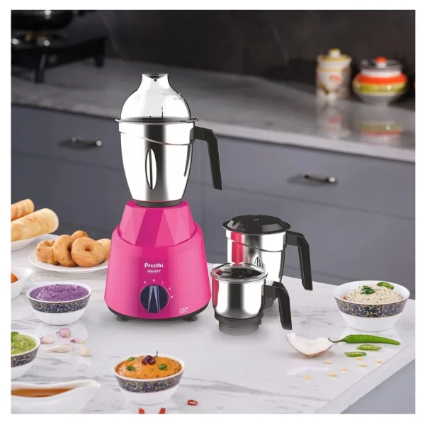 Preethi Galaxy 750W Mixer Grinder MG225 3 Jar Powerful Kitchen Mixer for Wet & Dry Grinding Preethi Galaxy 750W Mixer Grinder MG225 3 Jar Powerful Kitchen Mixer for Wet & Dry Grinding