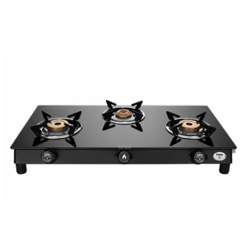 Preethi Sparkle Power Duo GTS403 3 Burner Gas Stove | Toughened Glass Top | High Efficiency Brass Burners Preethi Sparkle Power Duo GTS403 3 Burner Gas Stove | Toughened Glass Top | High Efficiency Brass Burners