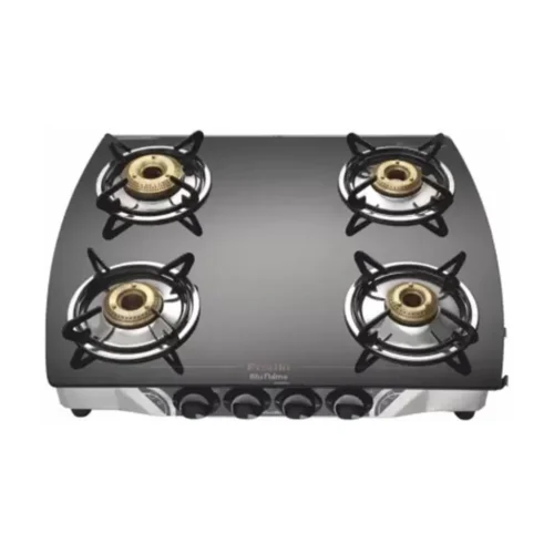 Preethi Blue Flame Jumbo SS GTS106 4 Burner Gas Stove | Heavy Duty Brass Burner Glass Top Cooktop Preethi Blue Flame Jumbo SS GTS106 4 Burner Gas Stove | Heavy Duty Brass Burner Glass Top Cooktop