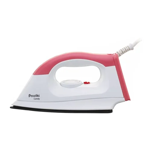 Preethi Express Candy 1000W Dry Iron Box with American Heritage Soleplate Preethi Express Candy 1000W Dry Iron Box with American Heritage Soleplate