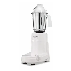 Preethi Popular MG 142 750W Mixer Grinder with 1.7L Jar Shock Resistant Body, 3 Speed Control, White Preethi Popular MG 142 750W Mixer Grinder with 1.7L Jar Shock Resistant Body, 3 Speed Control, White