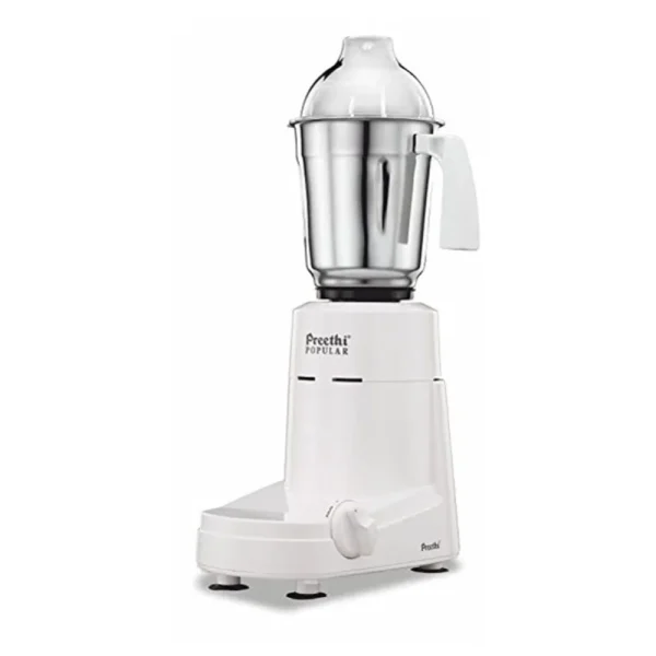 Preethi Popular MG 142 750W Mixer Grinder with 1.7L Jar Shock Resistant Body, 3 Speed Control, White Preethi Popular MG 142 750W Mixer Grinder with 1.7L Jar Shock Resistant Body, 3 Speed Control, White