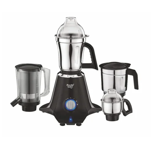 Preethi Taurus Plus MG-257 1000W Mixer Grinder – Heavy Duty High Power Motor, 3 Speed Control, Super Extractor Jar, ABS Body Kitchen Mixie