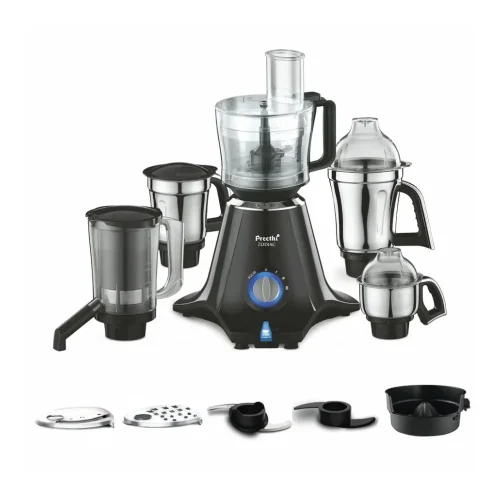 Preethi Zodiac MG218 750W Mixer Grinder with 5 Jars & Food Processor Heavy Duty Multi-Function Kitchen Mixie for Chopping, Juicing & Kneading Preethi Zodiac MG218 750W Mixer Grinder with 5 Jars & Food Processor Heavy Duty Multi-Function Kitchen Mixie for Chopping, Juicing & Kneading