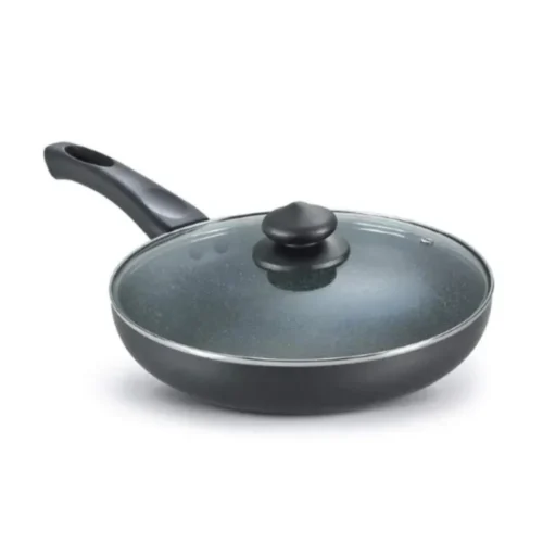 Prestige Omega Deluxe Fry Pan 28cm With Lid | Premium Granite Non-Stick Pan Prestige Omega Deluxe Fry Pan 28cm With Lid | Premium Granite Non-Stick Pan