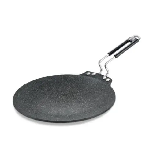 Prestige Durastone HA Flat Dosa Tawa 280mm | Hard Anodized Non-Stick Tawa | Gas & Induction Compatible