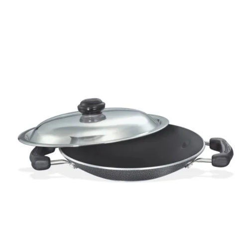 Prestige Omega Select Plus Appachatty 200mm 30731 Non Stick Appam Pan with Lid Gas & Induction Compatible Prestige Omega Select Plus Appachatty 200mm 30731 Non Stick Appam Pan with Lid Gas & Induction Compatible