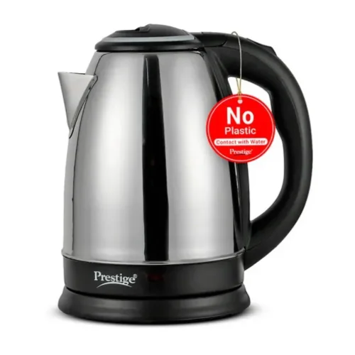 Prestige PKOSS 1.8L Stainless Steel Electric Kettle 1350W (Model 41588) Fast Boil Water Heater for Tea, Coffee & Kitchen Use Prestige PKOSS 1.8L Stainless Steel Electric Kettle 1350W (Model 41588) Fast Boil Water Heater for Tea, Coffee & Kitchen Use