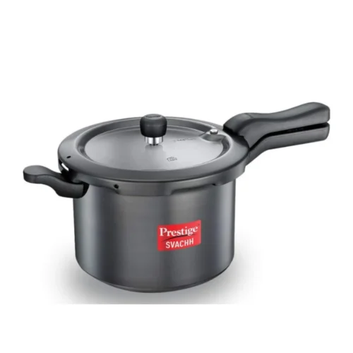 Prestige Svachh 5 Litre Hard Anodized Induction Base Pressure Cooker with Spillage Control – 20224 Prestige Svachh 5 Litre Hard Anodized Induction Base Pressure Cooker with Spillage Control – 20224