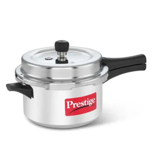 Prestige Svachh POP 4 Litre Aluminium Pressure Cooker with Outer Lid | Gas Stove Compatible Prestige Svachh POP 4 Litre Aluminium Pressure Cooker with Outer Lid | Gas Stove Compatible