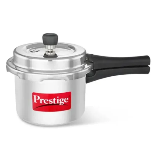 Prestige Svachh Popular Aluminium Pressure Cooker 3 Litre with Anti-Spill Design | Induction & Gas Compatible | 10171 Prestige Svachh Popular Aluminium Pressure Cooker 3 Litre with Anti-Spill Design | Induction & Gas Compatible | 10171