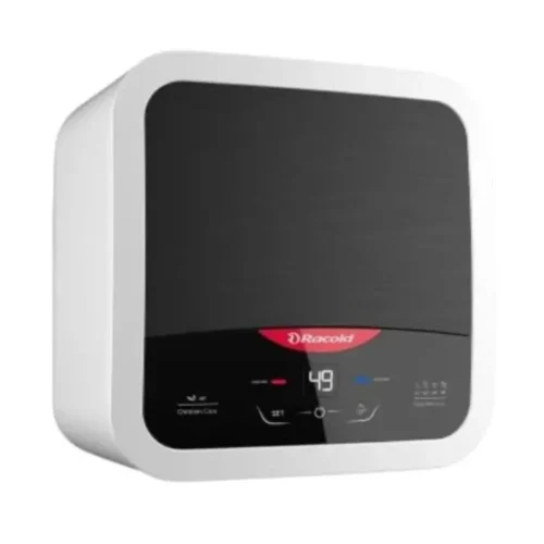 Racold Omnis DG 10L 5 Star Vertical Storage Water Heater with Digital Display, 2KW Fast Heating & Smart Bath Logic (Black)
