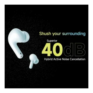 Redmi Buds 5C White TWS Earbuds with 40dB Hybrid ANC, Quad Mic & 36H Playback Redmi Buds 5C White TWS Earbuds with 40dB Hybrid ANC, Quad Mic & 36H Playback