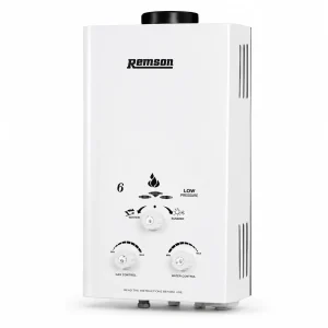 Remson 7L LPG Gas Water Heater | Instant Hot Water Geyser with Copper Heat Exchanger, Auto Shut-Off & Low Pressure Compatible – Energy Efficient Home Gas Geyser