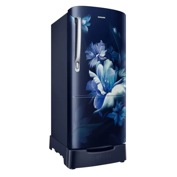 Samsung 183L Single Door Direct Cool Refrigerator (RR20H2823UZ/NL) with Digital Inverter Compressor | Energy Efficient 3 Star Fridge with Anti-Bacterial Gasket – Midnight Blossom Blue Samsung 183L Single Door Direct Cool Refrigerator (RR20H2823UZ/NL) with Digital Inverter Compressor | Energy Efficient 3 Star Fridge with Anti-Bacterial Gasket – Midnight Blossom Blue