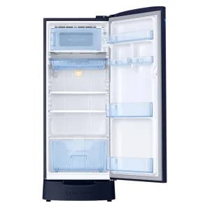 Samsung 183L Single Door Direct Cool Refrigerator (RR20H2823UZ/NL) with Digital Inverter Compressor | Energy Efficient 3 Star Fridge with Anti-Bacterial Gasket – Midnight Blossom Blue Samsung 183L Single Door Direct Cool Refrigerator (RR20H2823UZ/NL) with Digital Inverter Compressor | Energy Efficient 3 Star Fridge with Anti-Bacterial Gasket – Midnight Blossom Blue