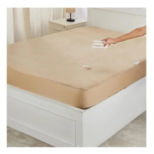 Sleepdom Waterproof Mattress Protector Queen Size 75x60 Inches Cotton Terry Fabric Breathable Bed Protector
