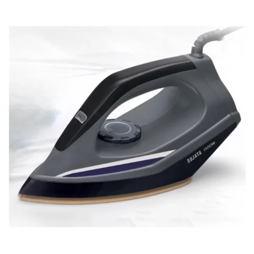Sujata Airona Heavy Weight Dry Iron 1100W with Non-Stick Soleplate & Adjustable Temperature Control Graphite