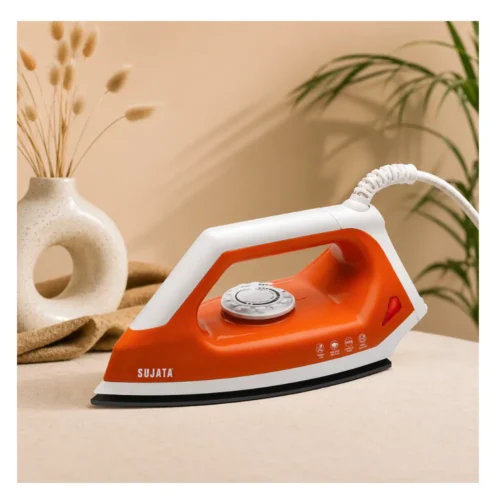 Sujata Espira 1000W Dry Iron Box with German Greblon Non-Stick Soleplate & Temperature Control Sujata Espira 1000W Dry Iron Box with German Greblon Non-Stick Soleplate & Temperature Control