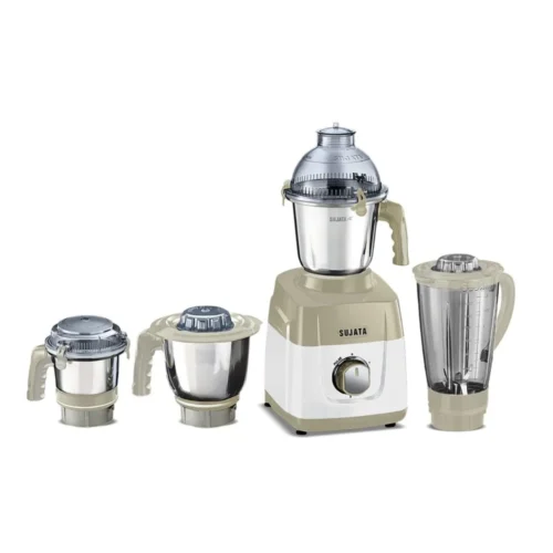 Sujata MG03 1000W Mixer Grinder Beige White | Powerful Juicer Mixer Grinder