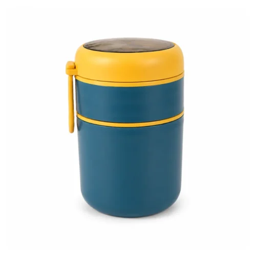 TAAJ Lunch Box 6720 710ml Vacuum Insulated Stainless Steel Thermal Food Jar with Foldable Spoon TAAJ Lunch Box 6720 710ml Vacuum Insulated Stainless Steel Thermal Food Jar with Foldable Spoon