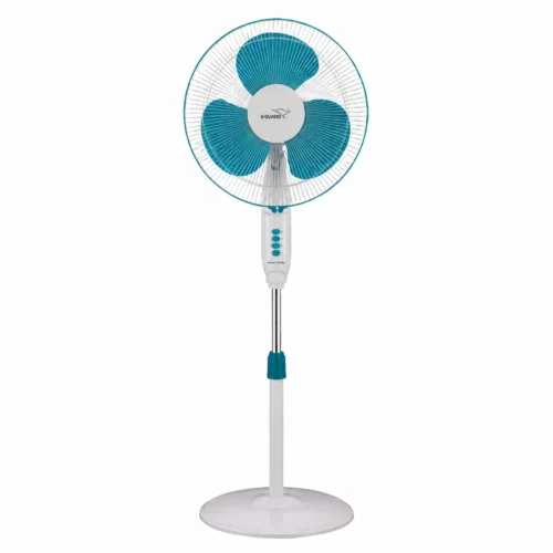 V-Guard Finesta STS Neo II 16 Inch Pedestal Fan 58W with High Speed Cooling, 1350 RPM Airflow & Adjustable Height
