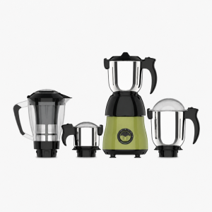 V-Guard Insight DX 750W Mixer Grinder 4 Jar | 3 Star Powerful Copper Motor Mixer Grinder with Overload Protection & Stainless Steel Jars