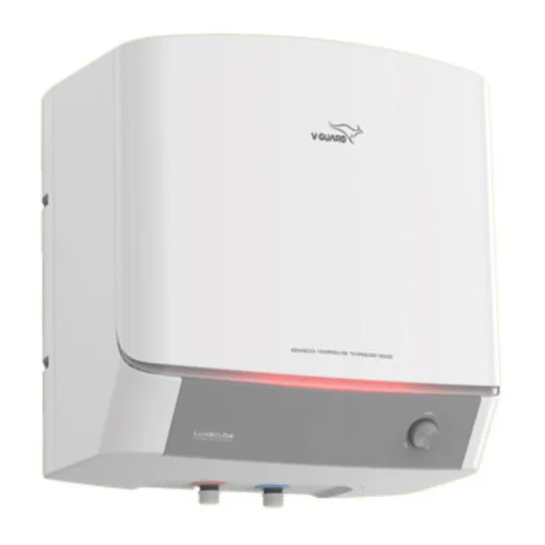 V-Guard Luxecube 15L Storage Water Heater | 5 Star Energy Efficient Geyser with Thermocline Technology for High-Rise Homes