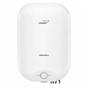 V-Guard Glado Metro 6L 5-Star Storage Water Heater, 304L SS Tank, PUF Insulation, High Pressure Geyser (0.6 MPa) for High-Rise Homes