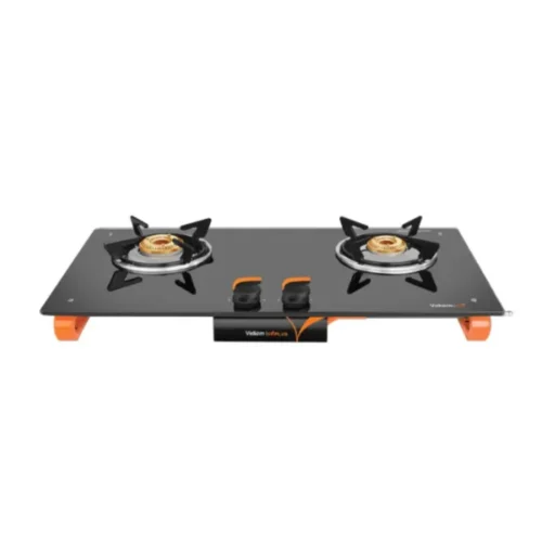 Vidiem Air Plus 2 Burner Glass Top Gas Stove GS0021 AA | Toughened Glass LPG Cooktop with Brass Burners Vidiem Air Plus 2 Burner Glass Top Gas Stove GS0021 AA | Toughened Glass LPG Cooktop with Brass Burners