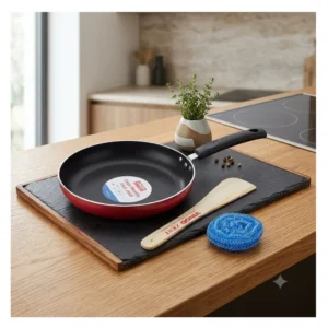 Vinod Zest Inducto Non Stick Frypan 24cm IZFP24 with Swiss Coating Induction & Gas Compatible Fry Pan Vinod Zest Inducto Non Stick Frypan 24cm IZFP24 with Swiss Coating Induction & Gas Compatible Fry Pan