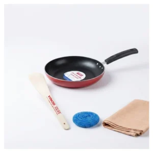 Vinod Zest Non Stick Inducto Frypan 22cm with Triple Layer Coating Induction & Gas Compatible Cooking Pan Vinod Zest Non Stick Inducto Frypan 22cm with Triple Layer Coating Induction & Gas Compatible Cooking Pan