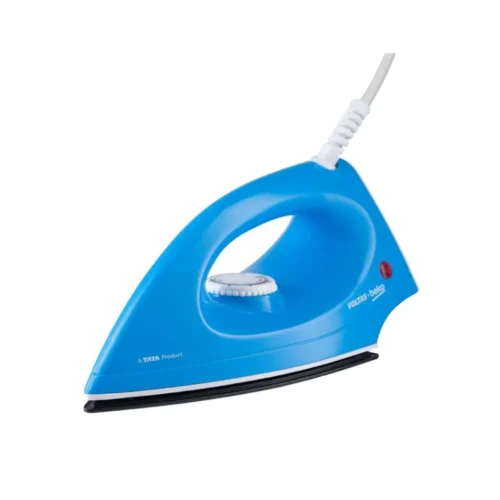 Voltas Beko I1000VD-BU 1000W Dry Iron with Greblon Non-Stick Soleplate & Temperature Control - Blue
